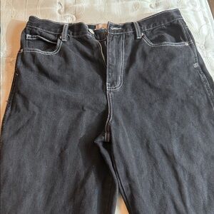 BDG Men's Dark Gray Straight Jeans